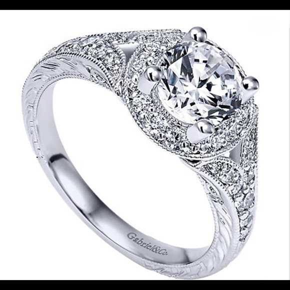 Original Silver Wedding/Engagement Ring - Picture 1 of 7